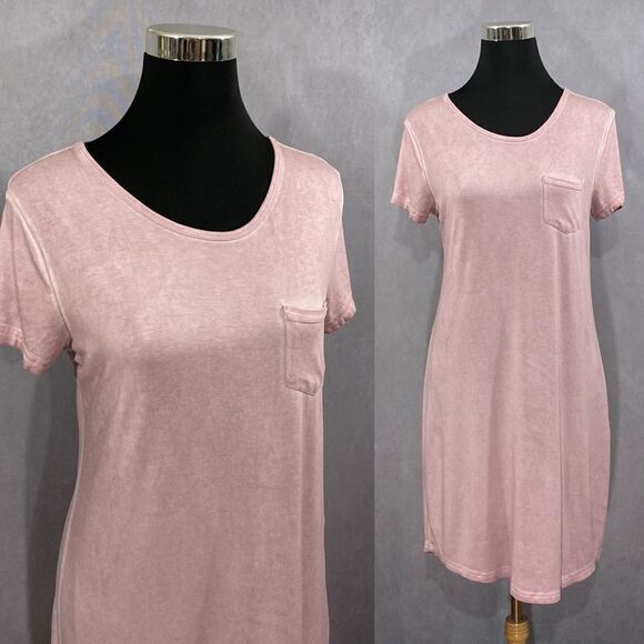 Pocket Tee Shirt Dress - Picture 1 of 6